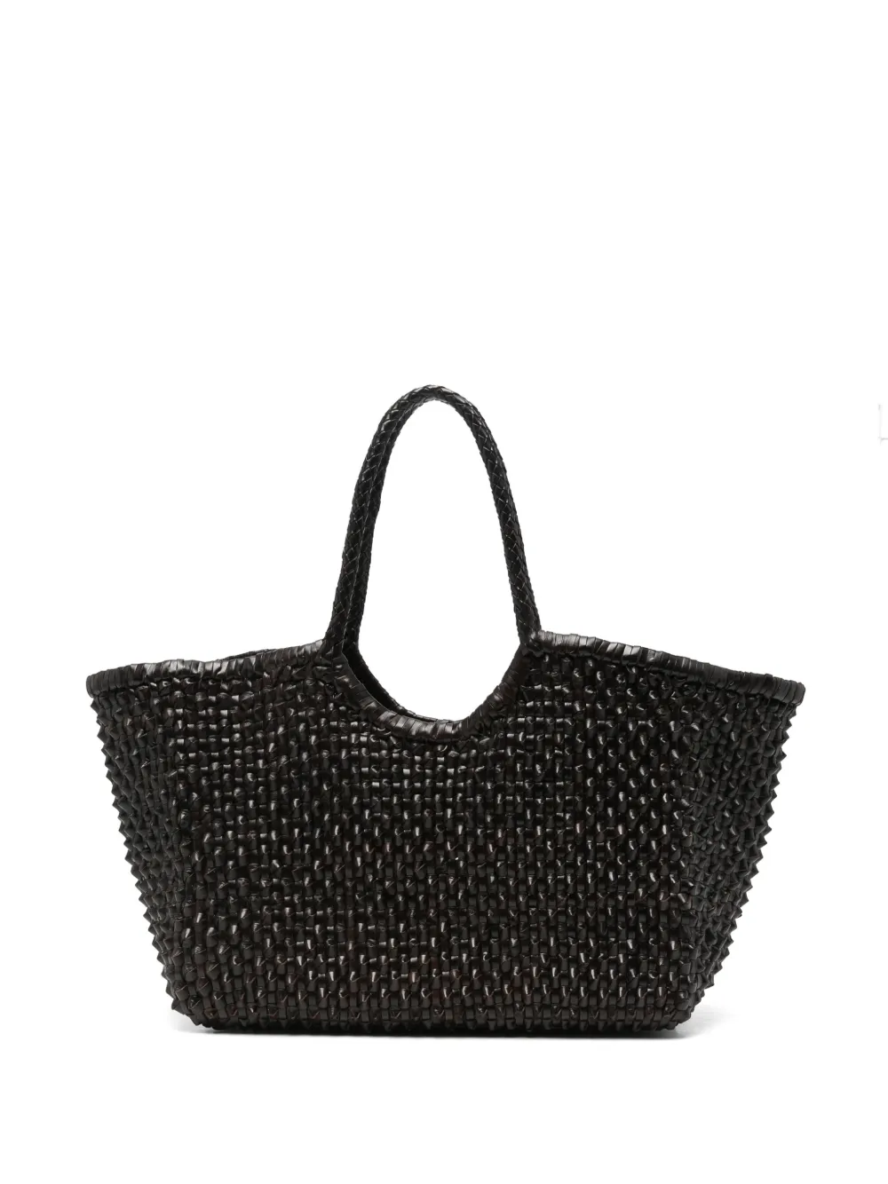 DRAGON DIFFUSION Nantucket Cactus geweven shopper Bruin