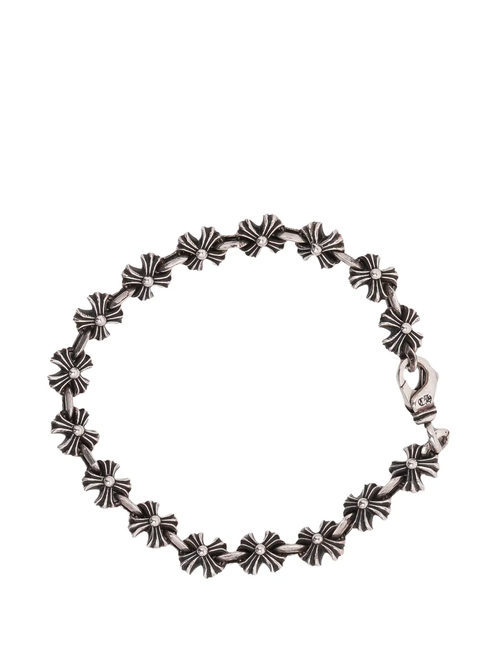 Chrome Hearts Armband mit überkreuzten Gliedern - Silber