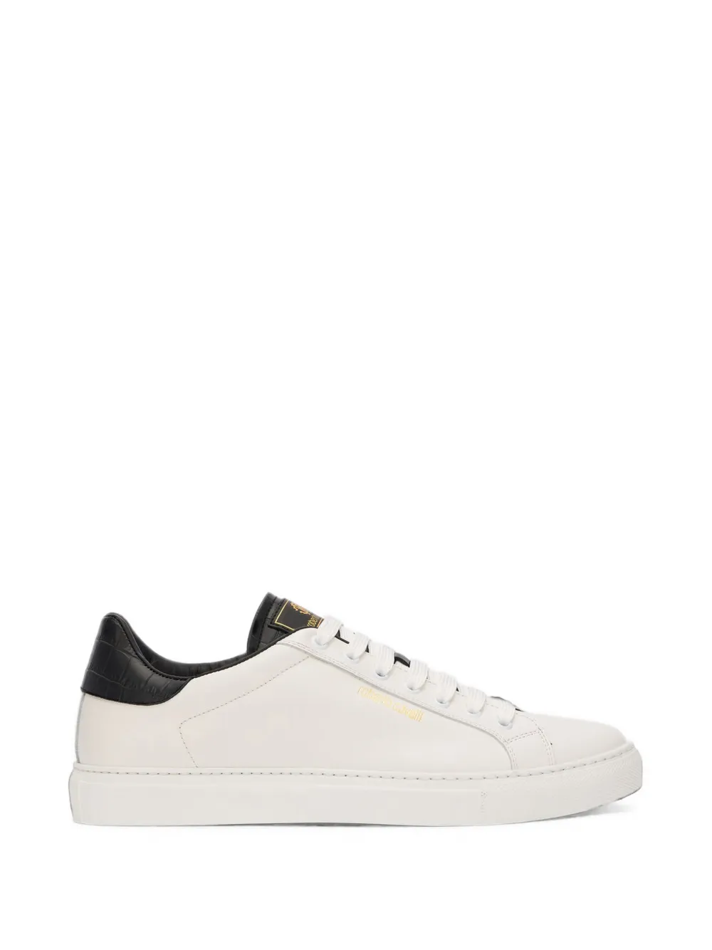 Roberto Cavalli leather sneakers - Blanc Roberto Cavalli leather sneakers - Blanc