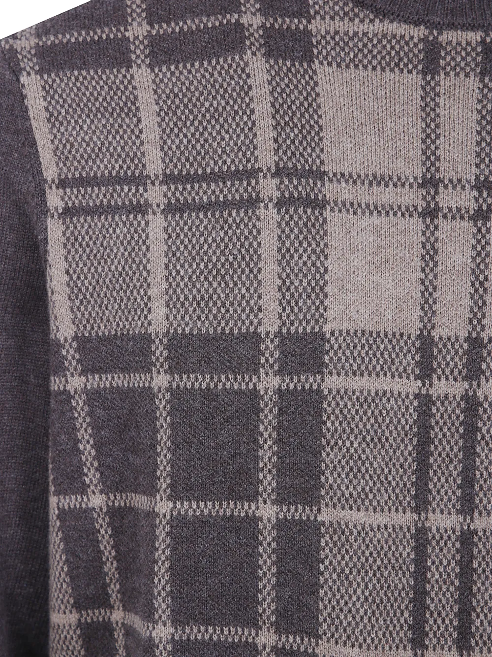 Barbour Geruite wollen trui Bruin