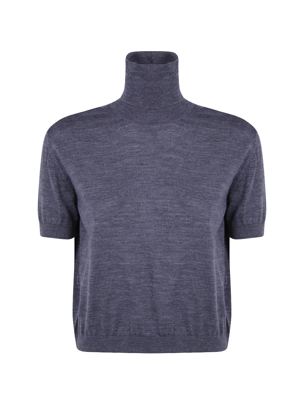 Nº21 short-sleeve turtleneck sweater - Gris Nº21 short-sleeve turtleneck sweater - Gris