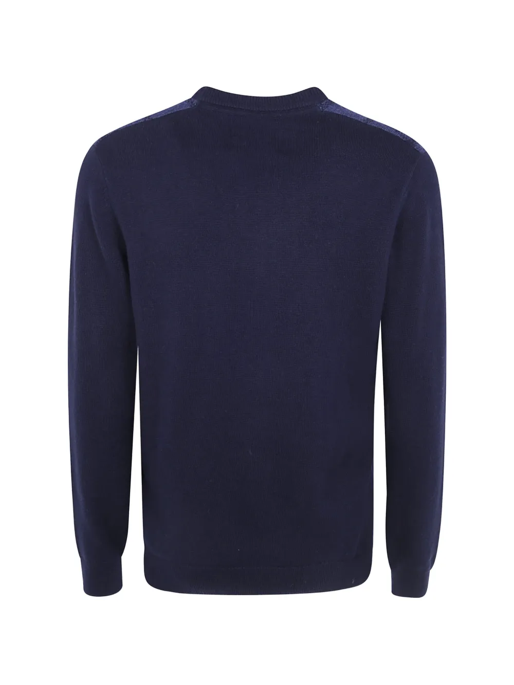 Barbour Mineral geruite wollen trui Blauw