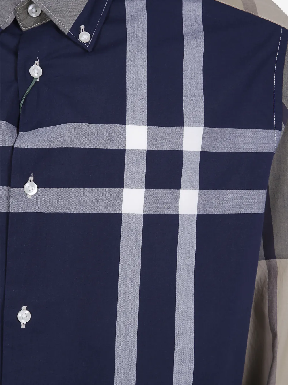 Barbour Oversized Tartan Dunoon overhemd met lange mouwen Beige