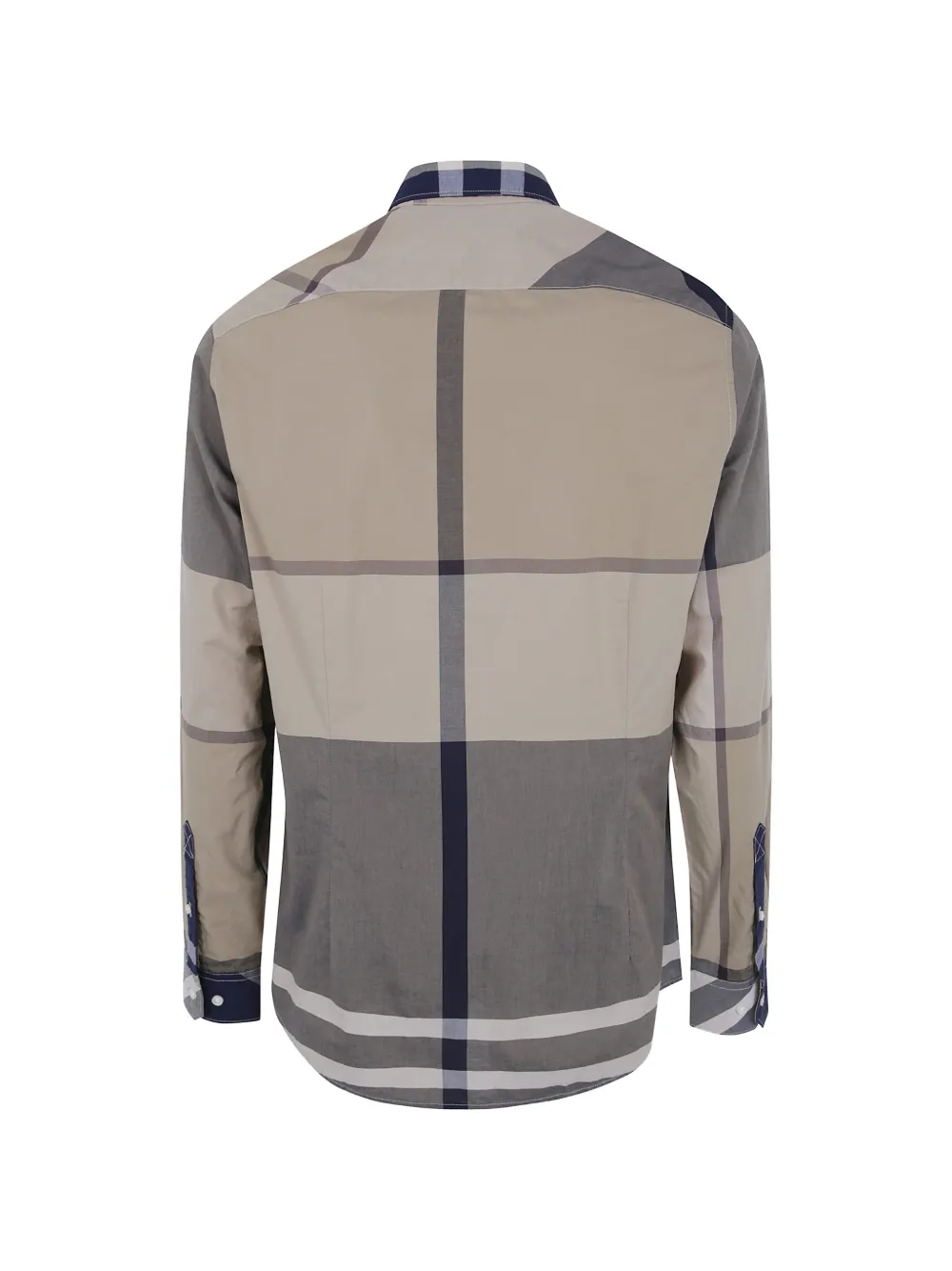 Barbour Oversized Tartan Dunoon overhemd met lange mouwen Beige