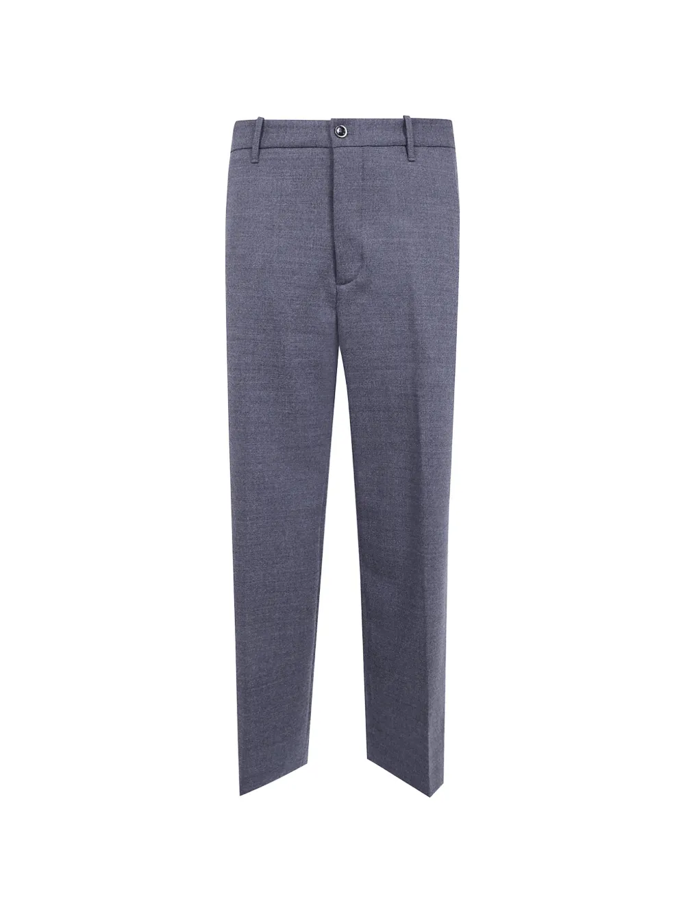 Nine In The Morning Wollen broek met wijde pijpen Grijs
