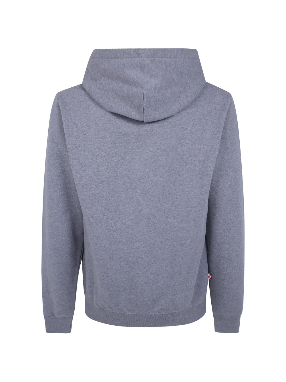 MC2 Saint Barth Tribeca hoodie met geborduurd logo en tartan-patch Grijs