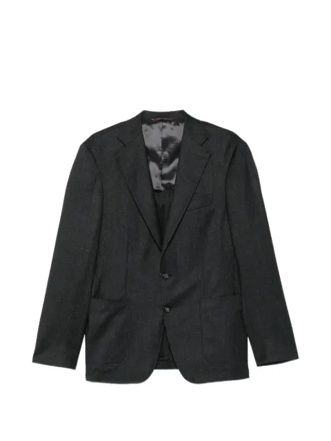 Canali single-breasted wool jacket