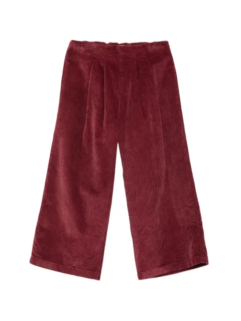 Siola corduroy pleated trousers
