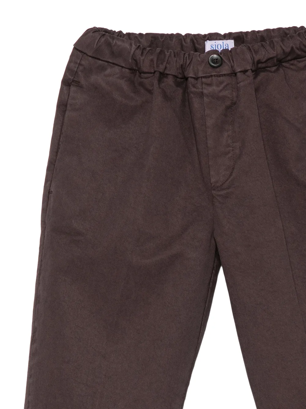 Siola Broek met elastische taille Paars