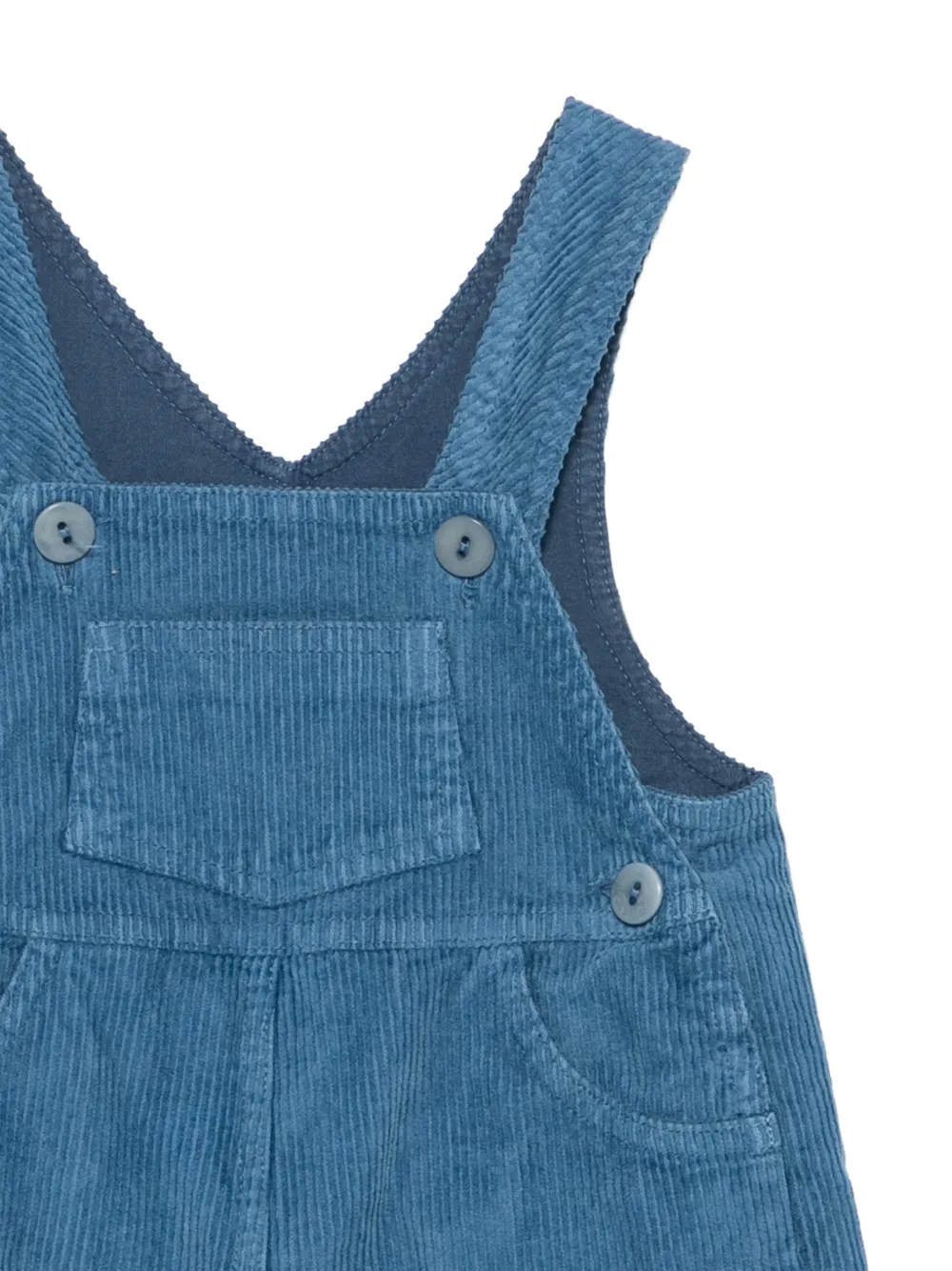 Siola corduroy-effect dungarees Blauw