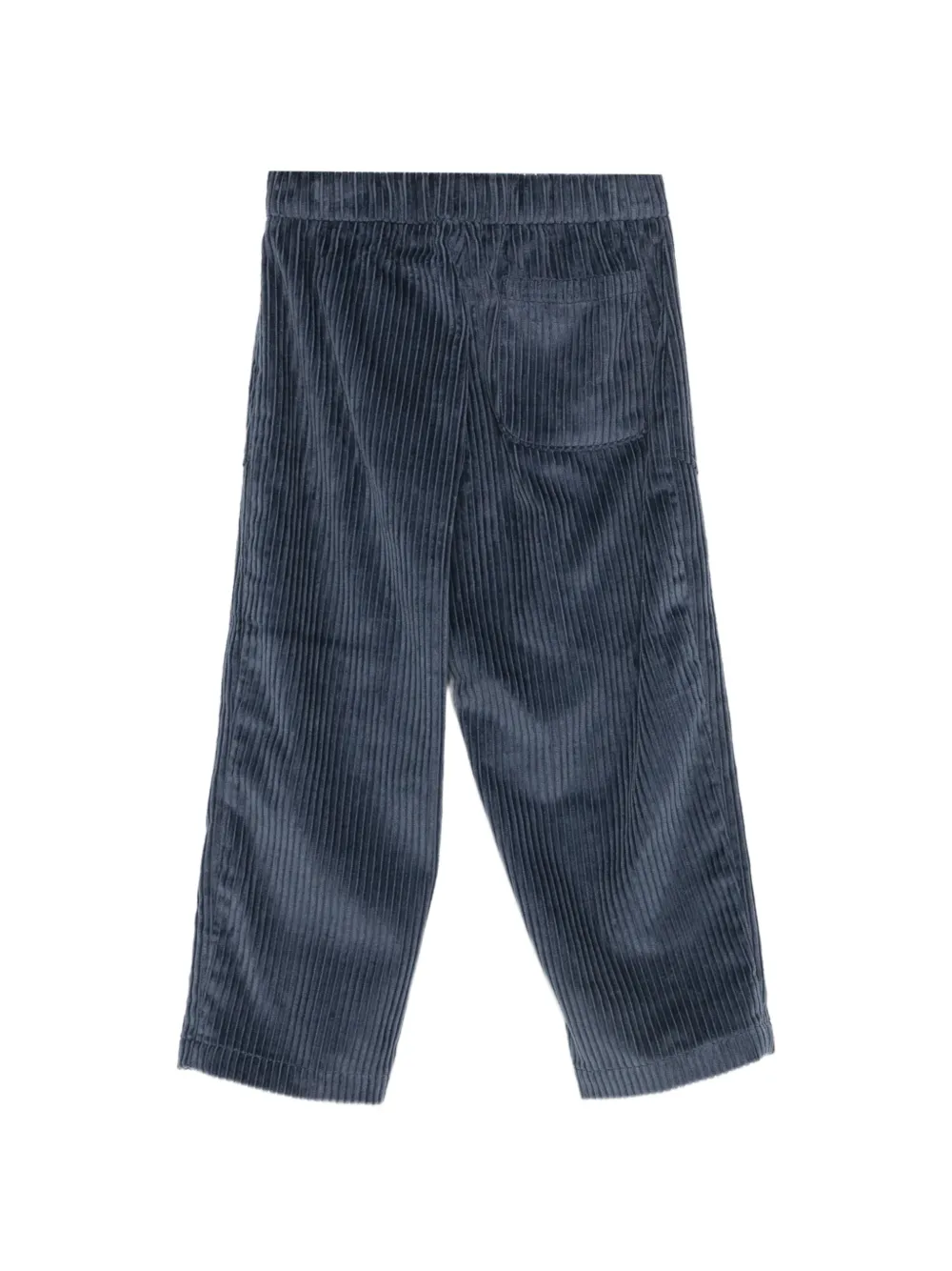Siola Charlie ribfluwelen broek met brede ribbels Blauw