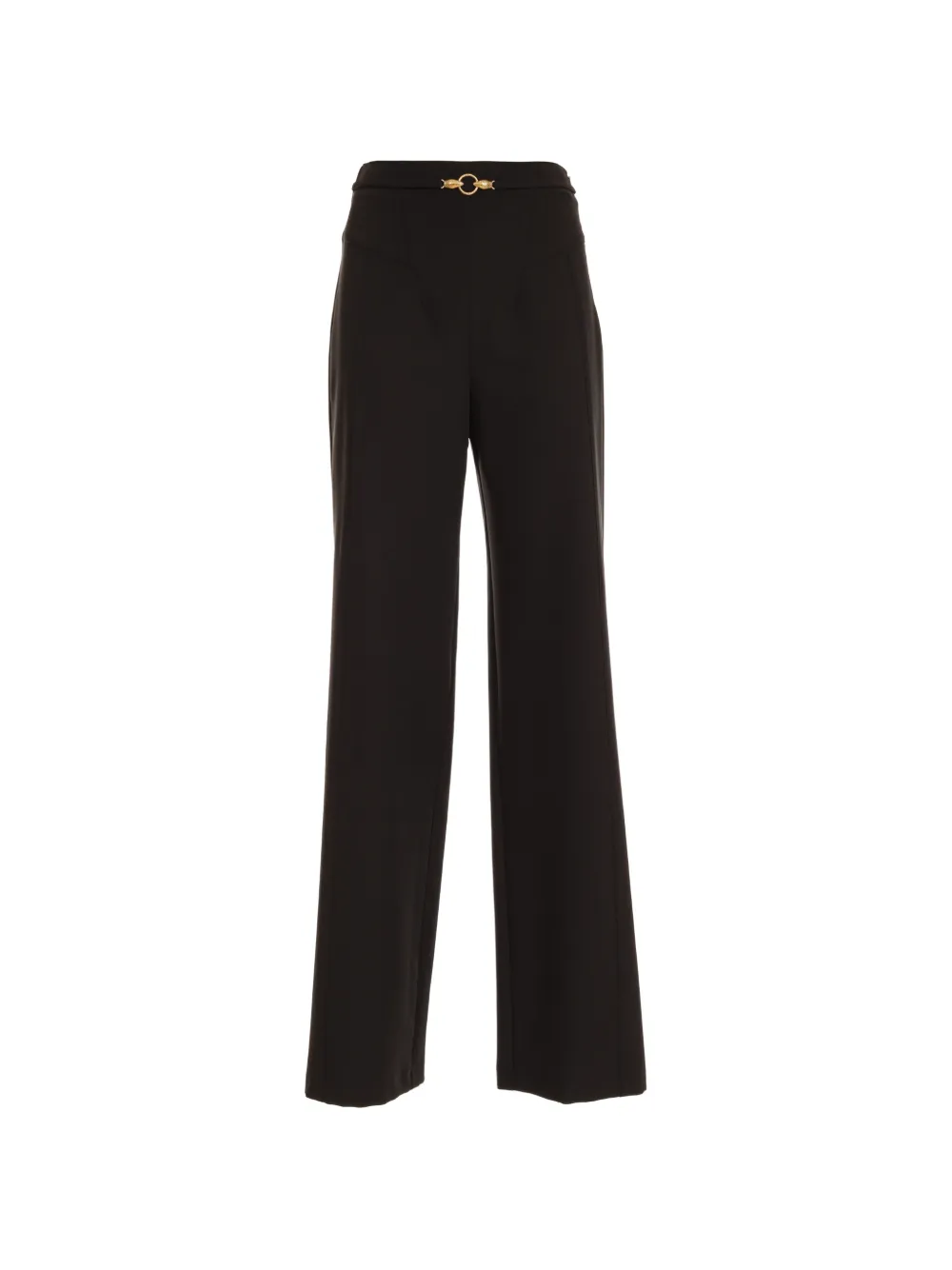 Just Cavalli gold-tone hardware wide-leg trousers