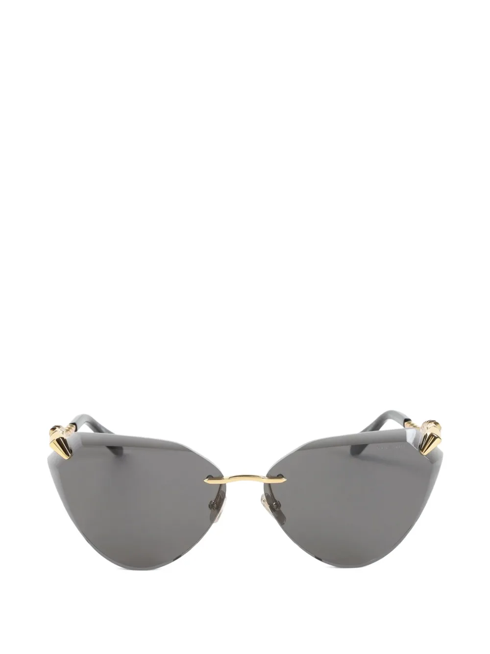Bvlgari Serpenti cat-eye sunglasses - Gold