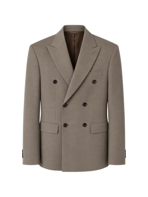AMARÁNTO double-breasted peak-lapel blazer