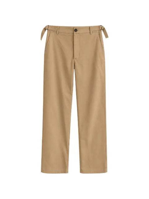 AMARÁNTO side-strap straight-leg trousers