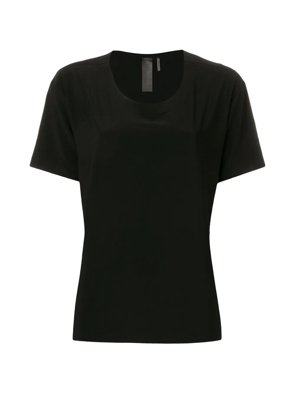Norma Kamali t-shirt à encolure arrondie - Noir