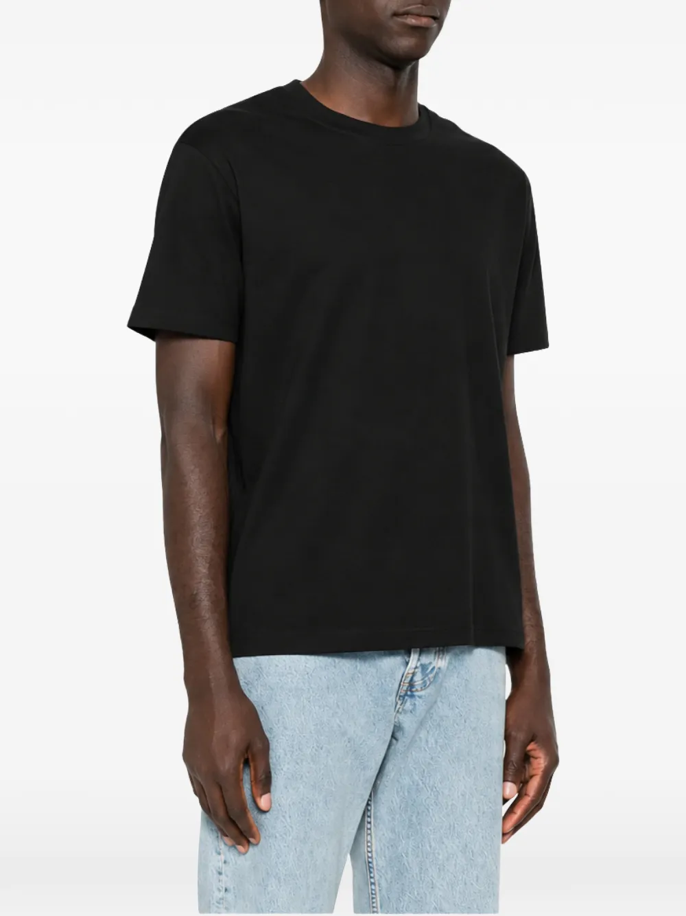 AMARÁNTO T-shirt met ronde hals Zwart
