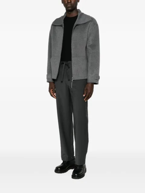 AMARÁNTO drawstring straight-leg trousers