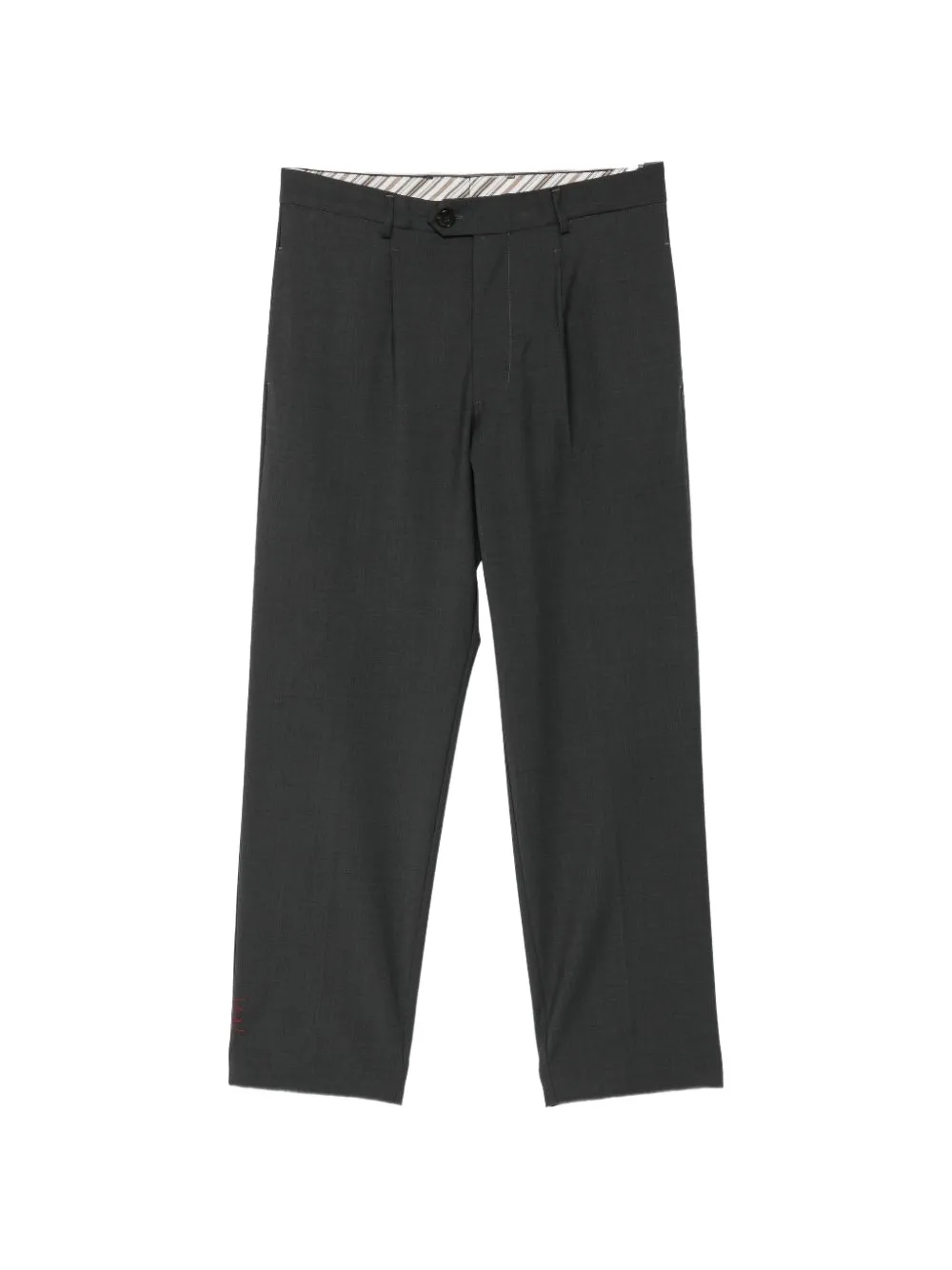 AMARÁNTO pleated straight-leg trousers - Gris AMARÁNTO pleated straight-leg trousers - Gris