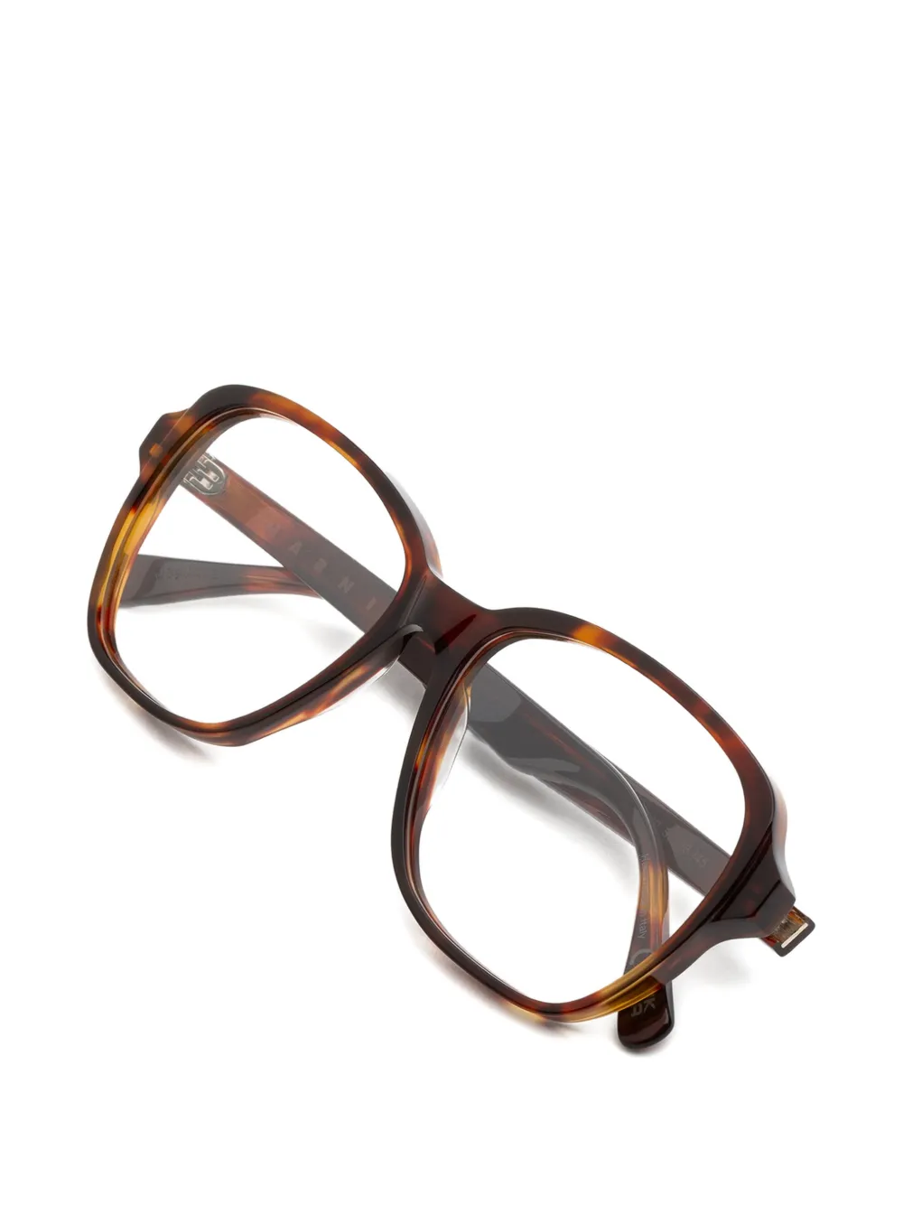 Marni Eyewear Bril met vierkant montuur Bruin