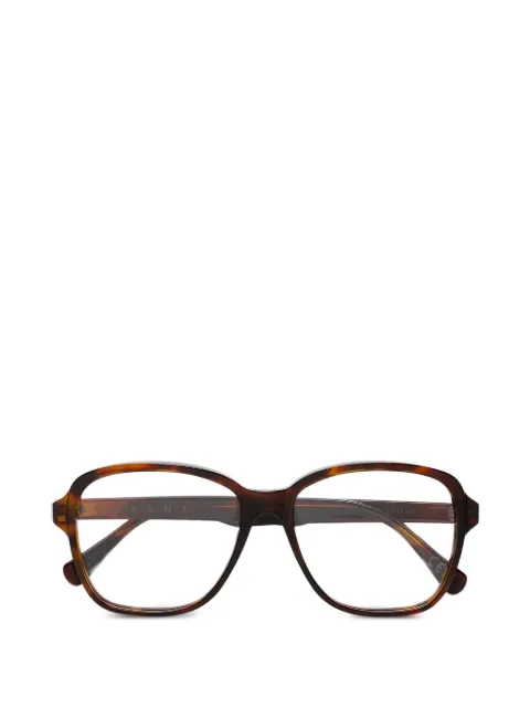 Marni Eyewear tortoiseshell-effect square-frame glasses