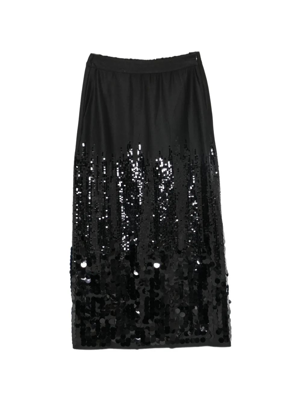 COLLECTION PRIVEE? Gonna lunga con paillettes - Nero