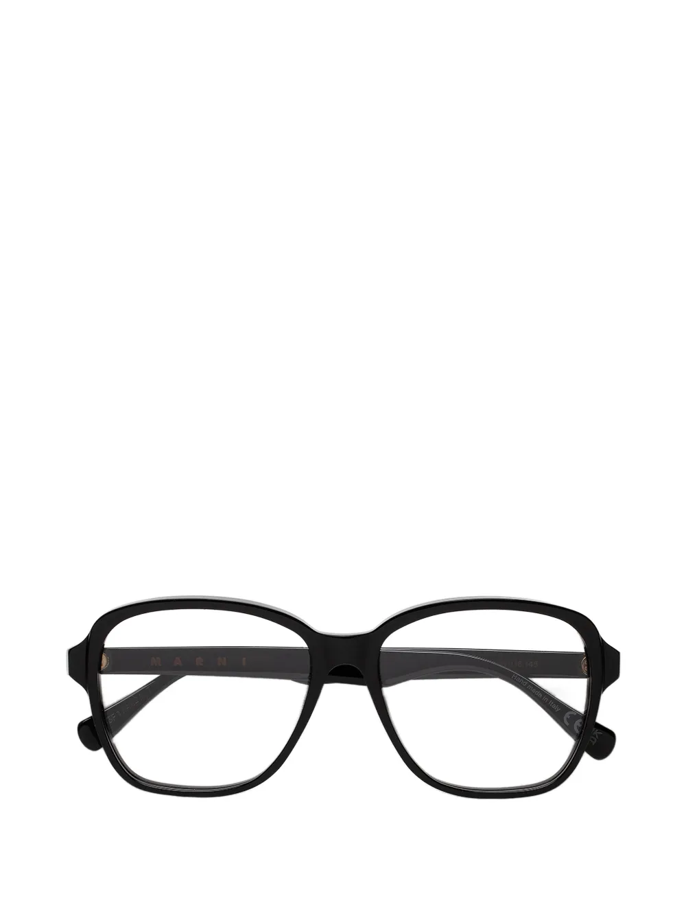 Marni Eyewear geometric-frame glasses - Nero