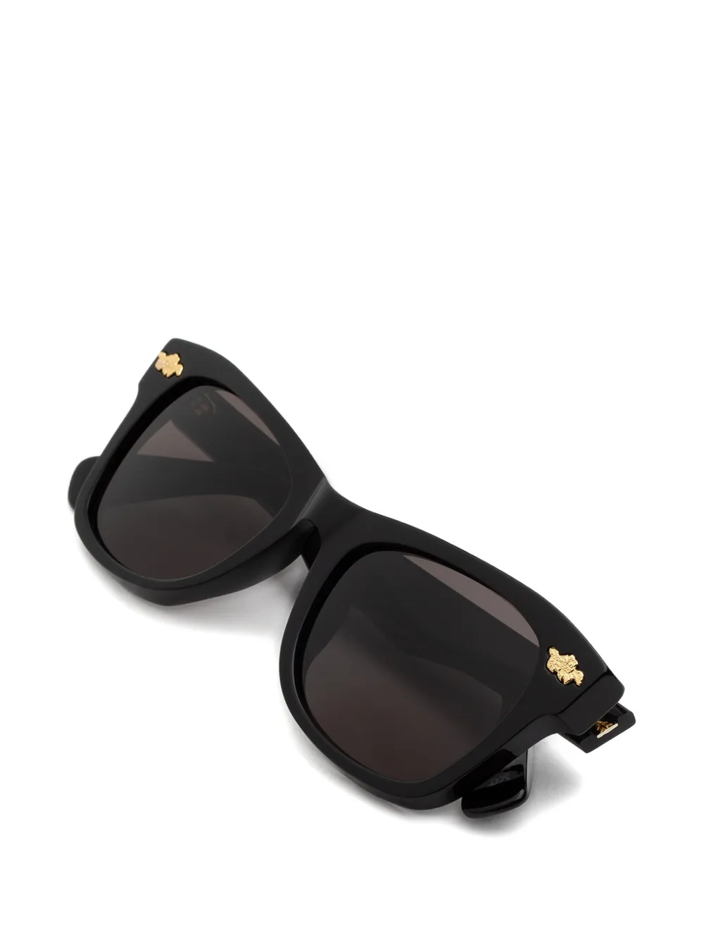 Marni Eyewear Zonnebril met vierkant montuur en logoplakkaat Zwart
