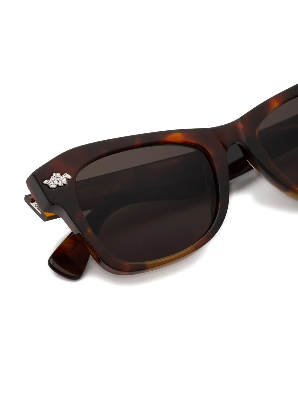 Marni Eyewear tortoiseshell-effect rectangle-frame sunglasses Bruin