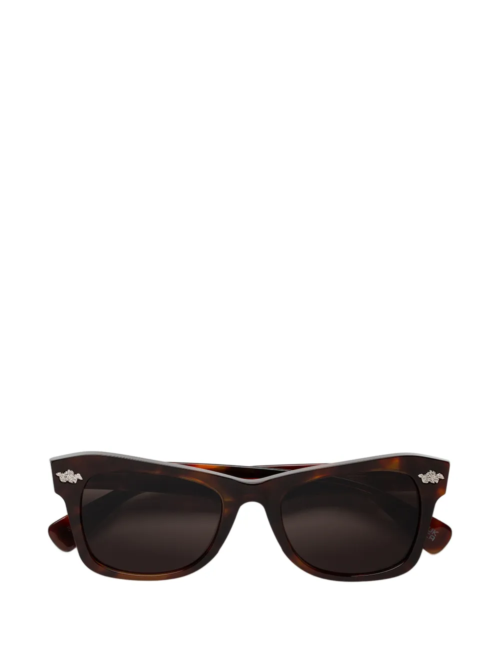 Marni Eyewear tortoiseshell-effect rectangle-frame sunglasses Bruin