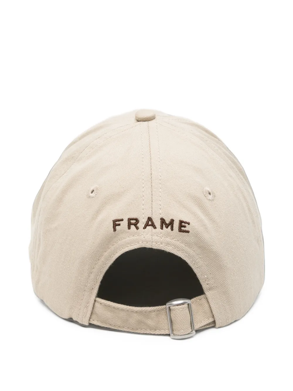 FRAME Ritz Paris embroidered baseball cap Beige