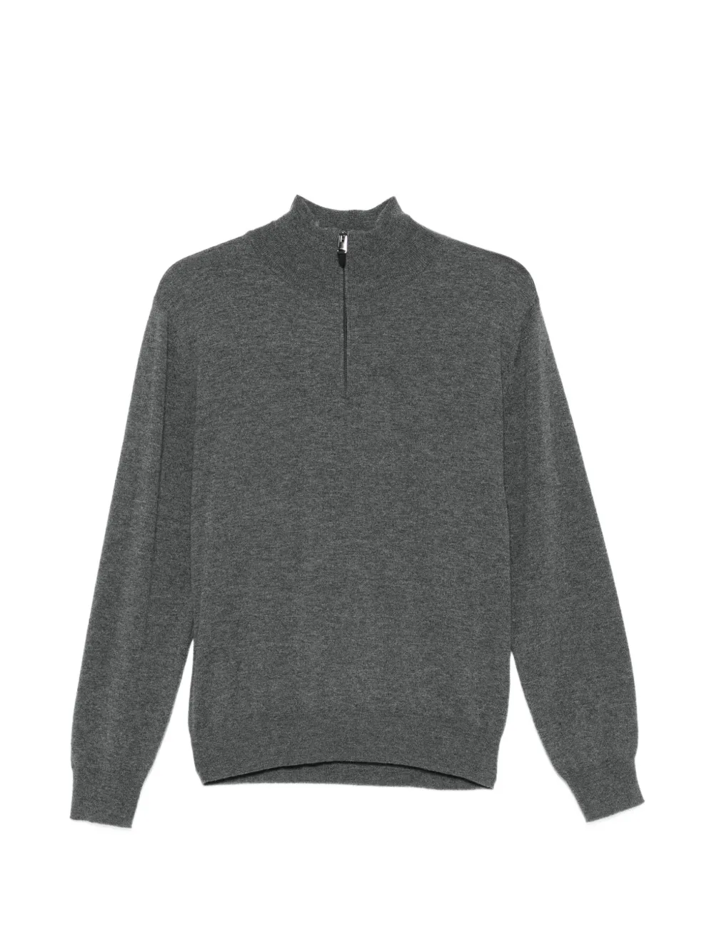 Canali quarter-zip cashmere sweater - Grey