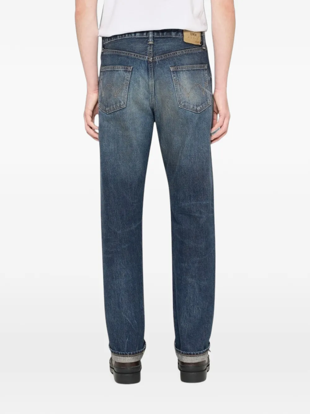 Edwin Regular straight jeans Blauw