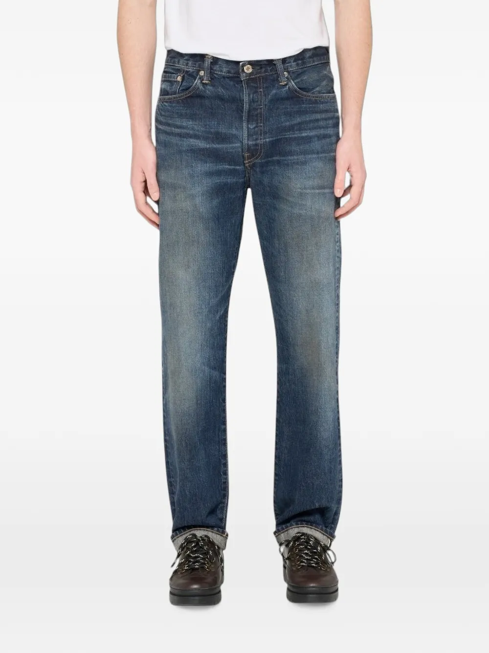 Edwin Regular straight jeans Blauw