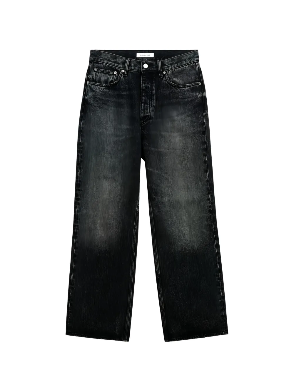 Sunflower logo-patch jeans - Nero