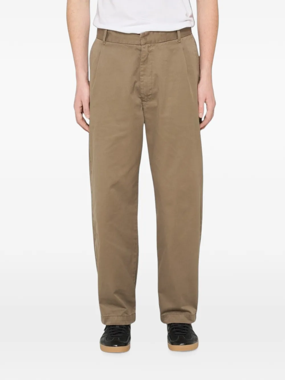 Edwin Solan broek Beige