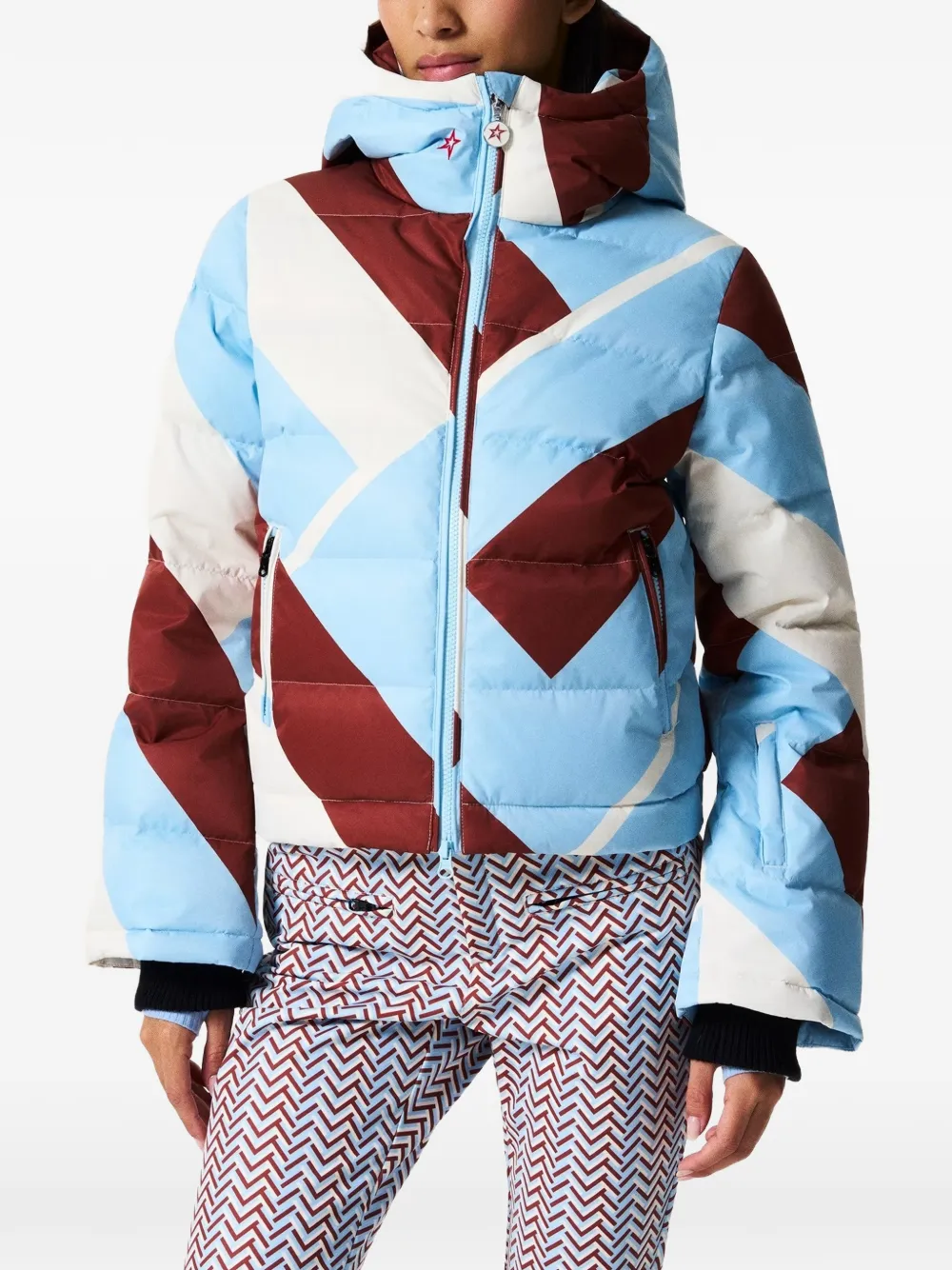 Perfect Moment Polar Flare down jacket Blauw