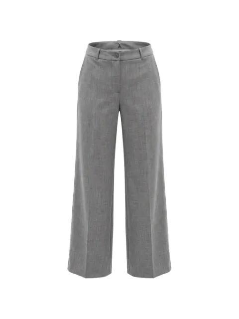 Patrizia Pepe pantalon à coupe droite et rivet Fly signature