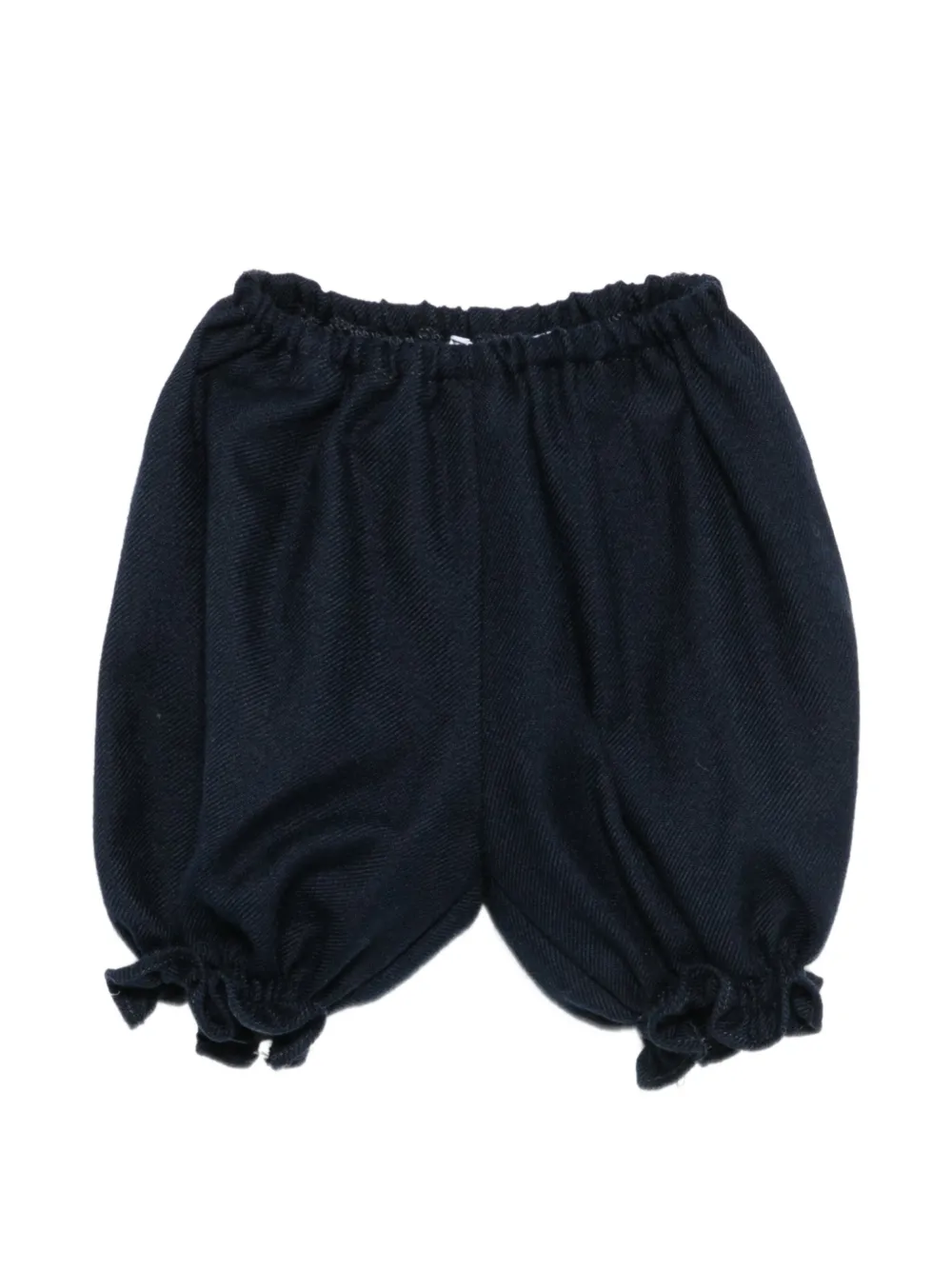 PAIO CRIPPA ruffled-trim shorts - Blu