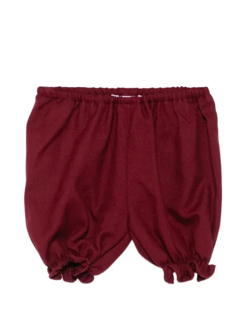 PAIO CRIPPA Albicocca ruffled elasticated-waist shorts