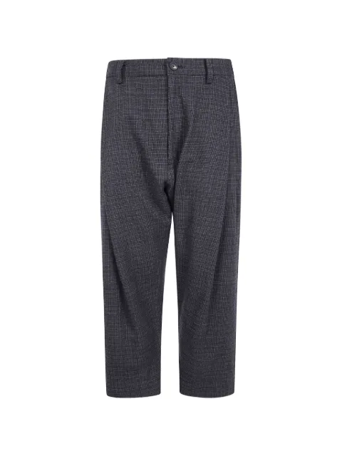 Ziggy Chen tapered-leg checked trousers