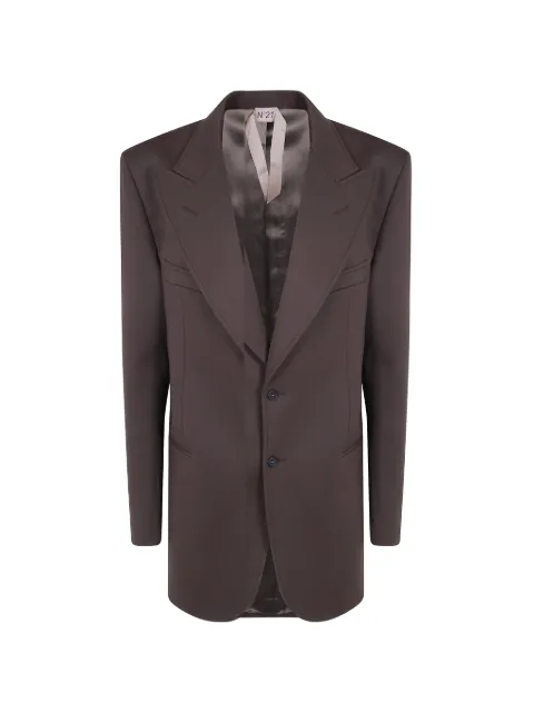 Nº21 Blazer com lapela e abotoamento simples