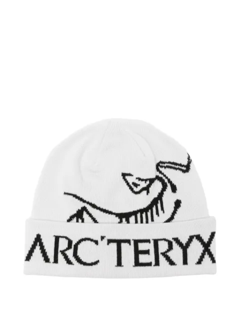 Arc'teryx logo-intarsia knitted beanie hat