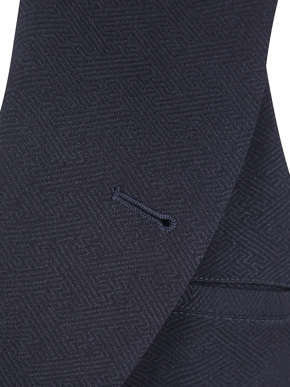 IBRIGU Haori gilet met gekerfde revers en jacquard Zwart