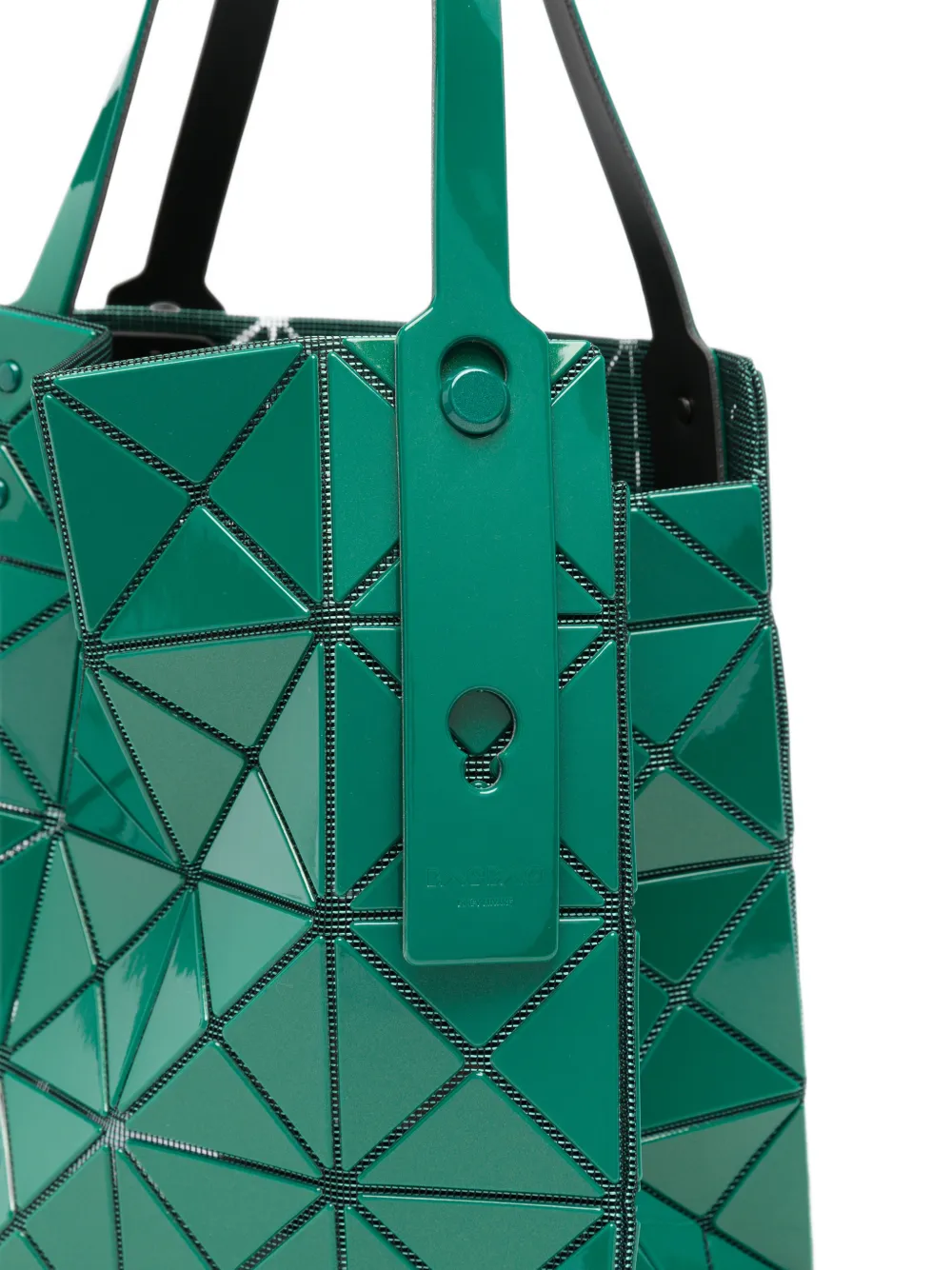 Bao Issey Miyake Lucent schoudertas met geometrisch vlak Groen