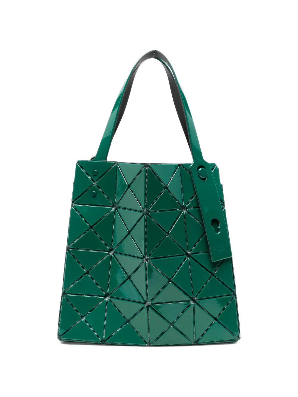 Bao Bao Issey Miyake Lucent geometric-panel shoulder bag - Green