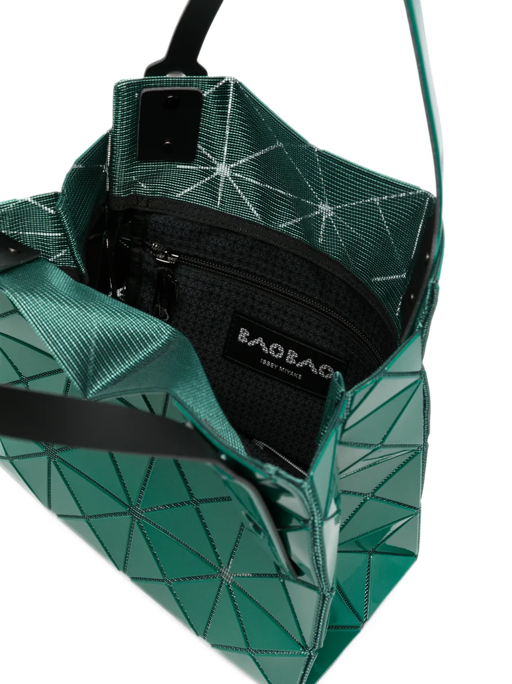 Bao Issey Miyake Lucent schoudertas met geometrisch vlak Groen