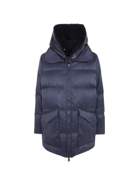 Yves Salomon hooded padded jacket