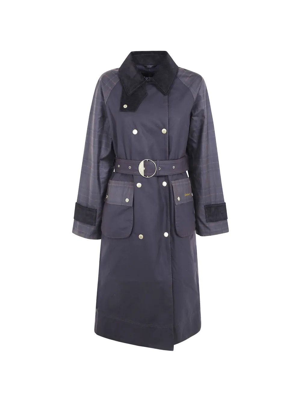 Barbour Elva belted checked jacket