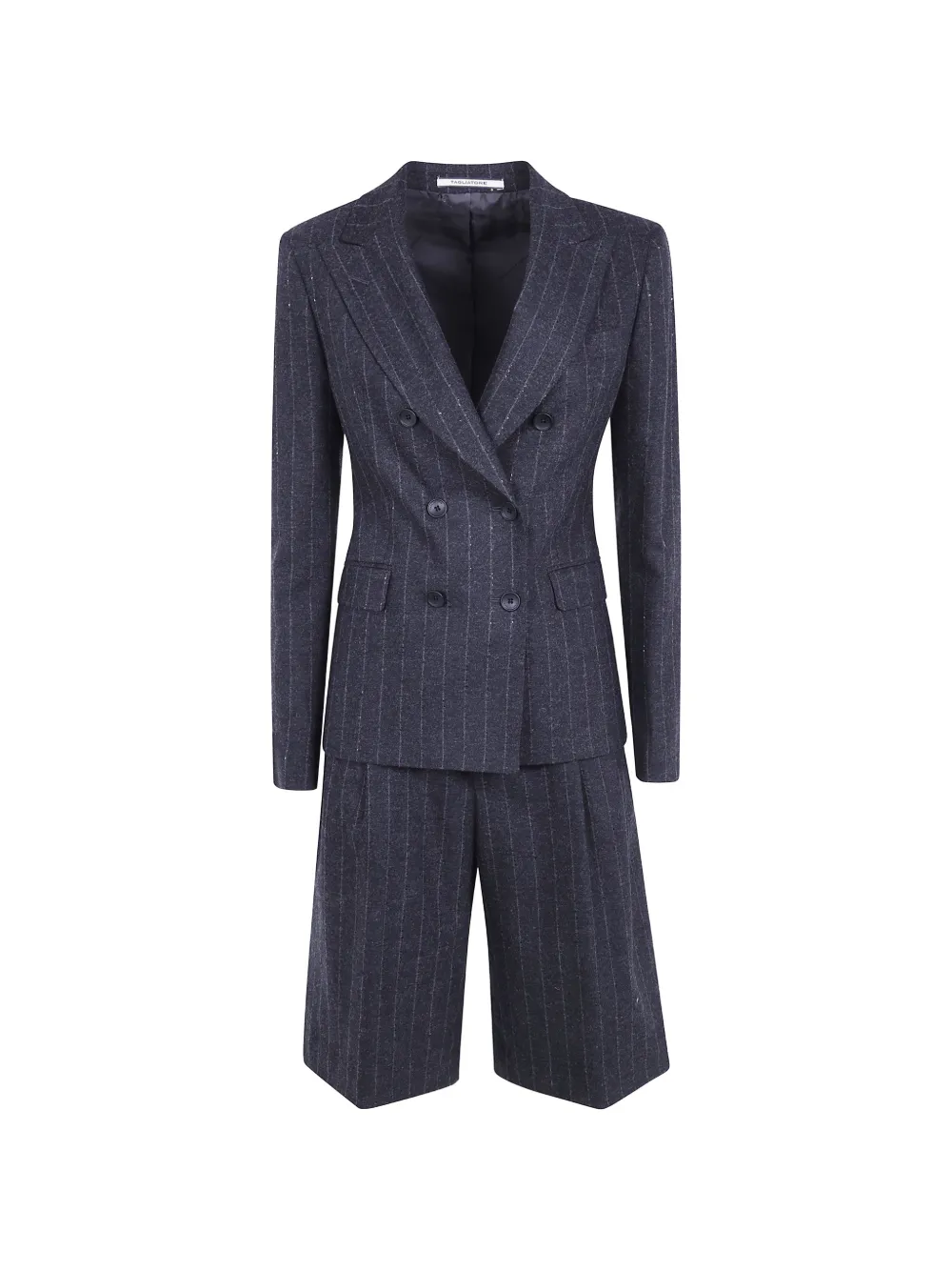 Tagliatore pinstripe-pattern double-breasted suit - Grigio